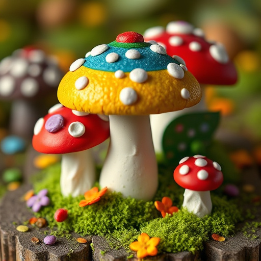 Colorful Magic Mushroom Chocolates