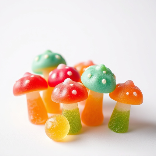 Colorful Magic Mushroom Gummies