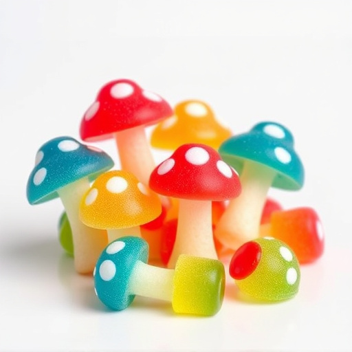 Colorful Magic Mushroom Gummies