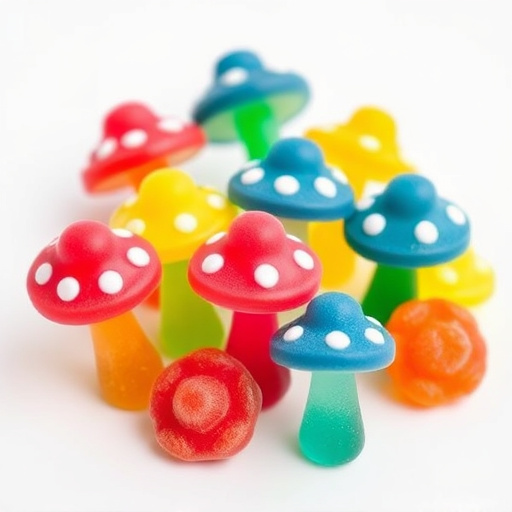 Colorful Magic Mushroom Gummies