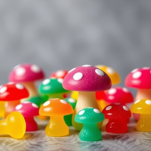 Colorful Magic Mushroom Gummies
