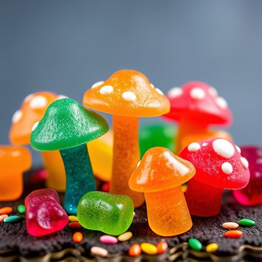 Colorful Magic Mushroom Gummies