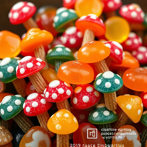 Colorful Magic Mushroom Gummies