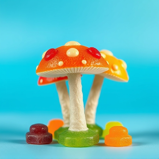 Colorful Magic Mushroom Gummies