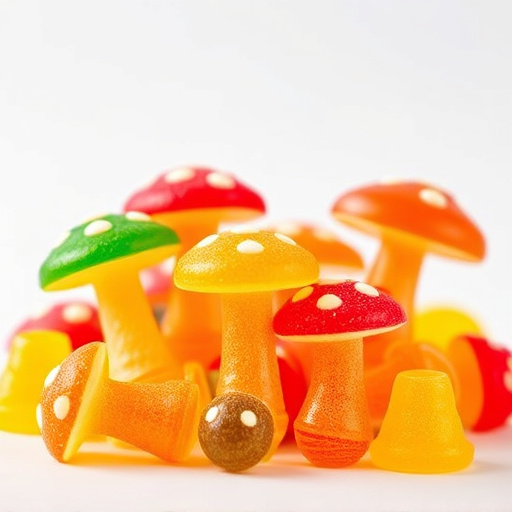 Colorful Magic Mushroom Gummies