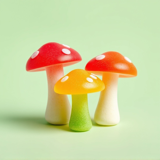 Colorful Magic Mushroom Gummies
