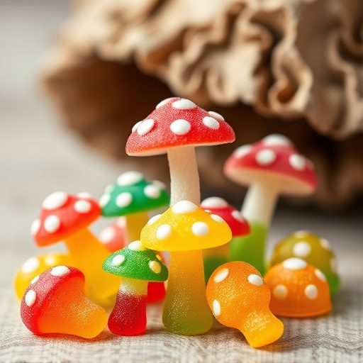 Colorful Magic Mushroom Gummies