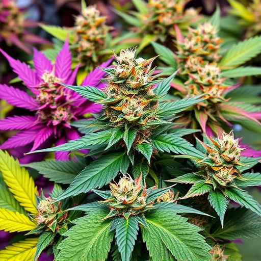 colorful marijuana strains
