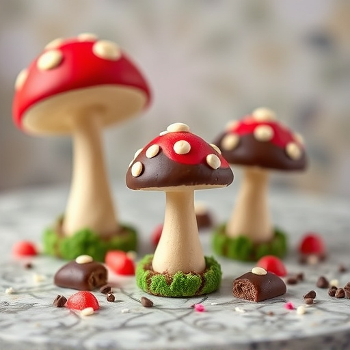 Magic Mushroom Chocolates Packaging Shots