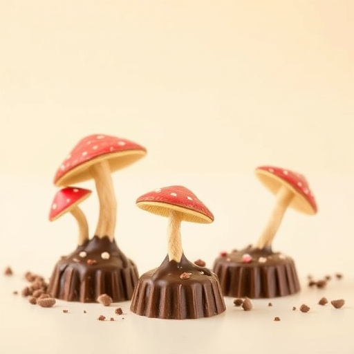 Magic Mushroom Chocolates Packaging Shots