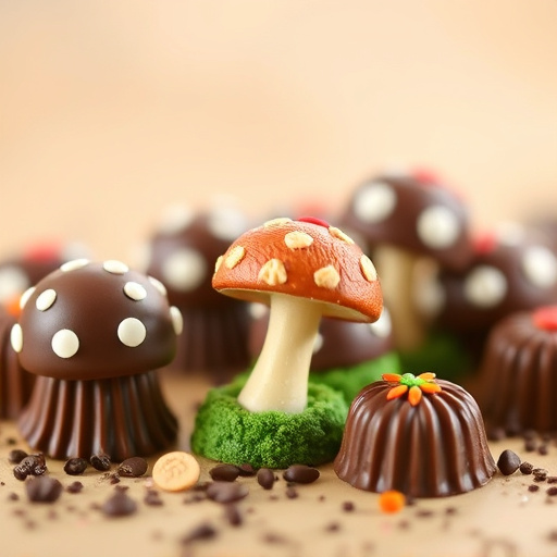 Magic Mushroom Chocolates Packaging Shots