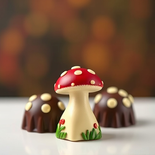 Magic Mushroom Chocolates Packaging Shots