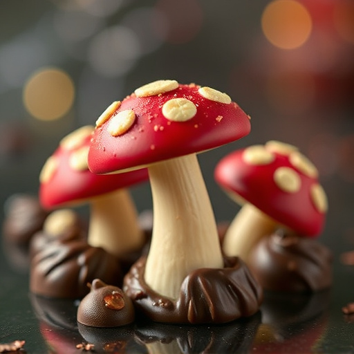 Magic Mushroom Chocolates Packaging Shots
