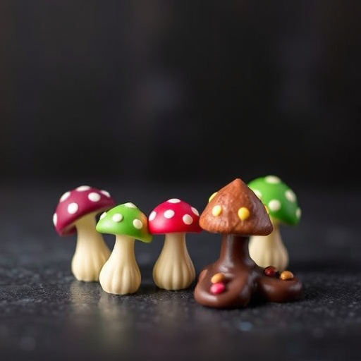 Magic Mushroom Chocolates Packaging Shots