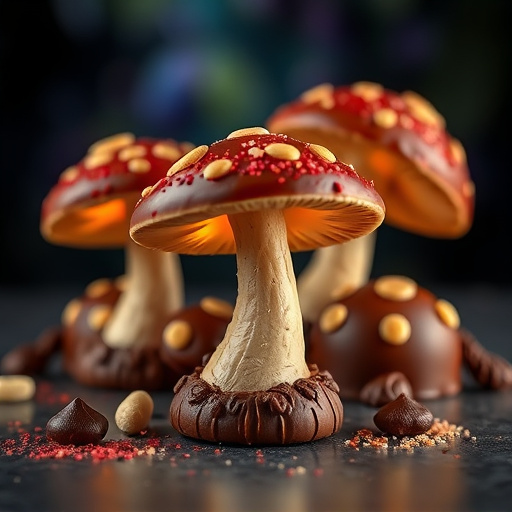 Magic Mushroom Chocolates Packaging Shots