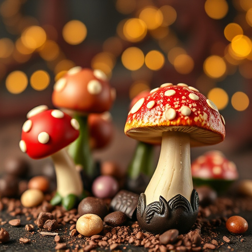 Magic Mushroom Chocolates Packaging Shots