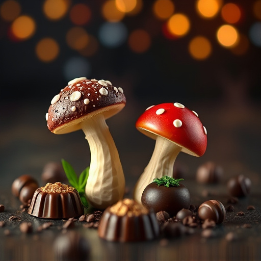 Magic Mushroom Chocolates Packaging Shots
