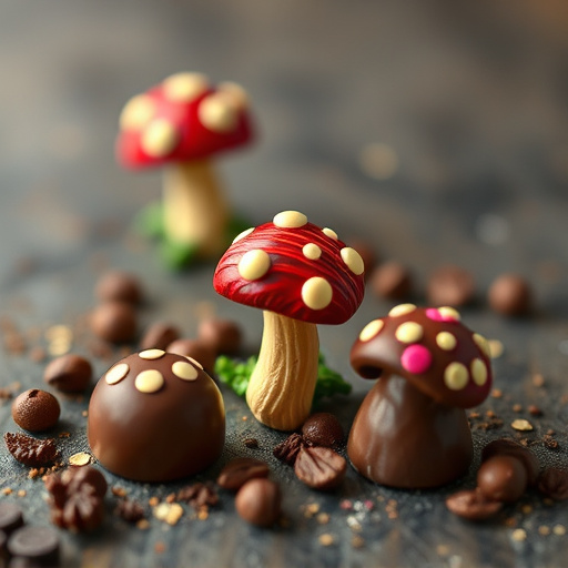 Magic Mushroom Chocolates Packaging Shots