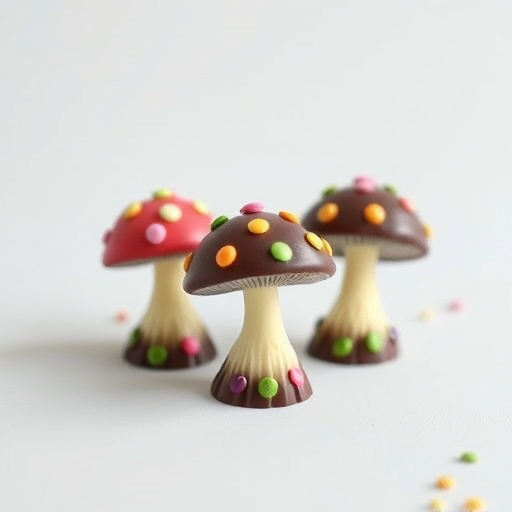 Magic Mushroom Chocolates Packaging Shots