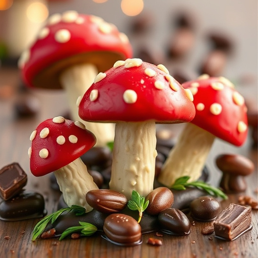 Magic Mushroom Chocolates Packaging Shots
