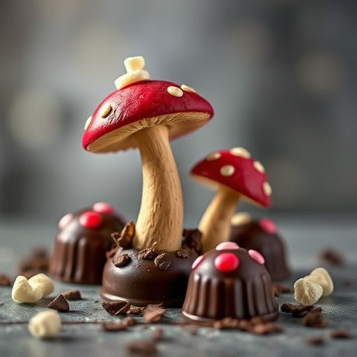 Magic Mushroom Chocolates Packaging Shots