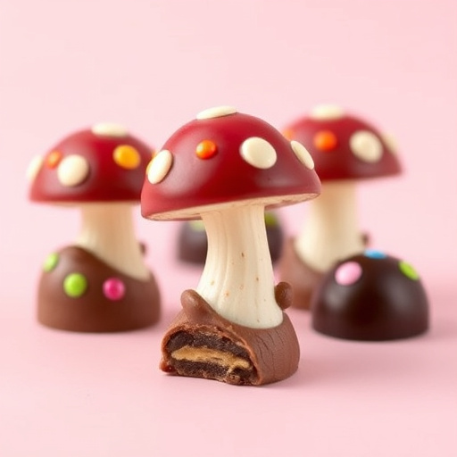 Magic Mushroom Chocolates Packaging Shots