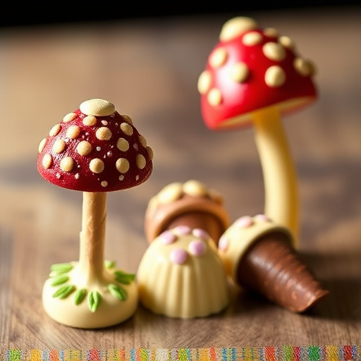 Magic Mushroom Chocolates Packaging Shots