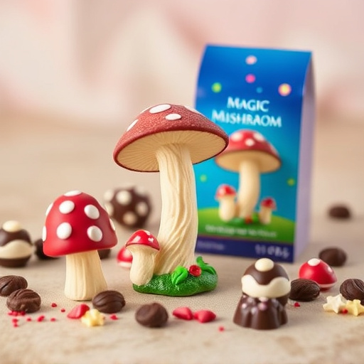 Magic Mushroom Chocolates Packaging Shots