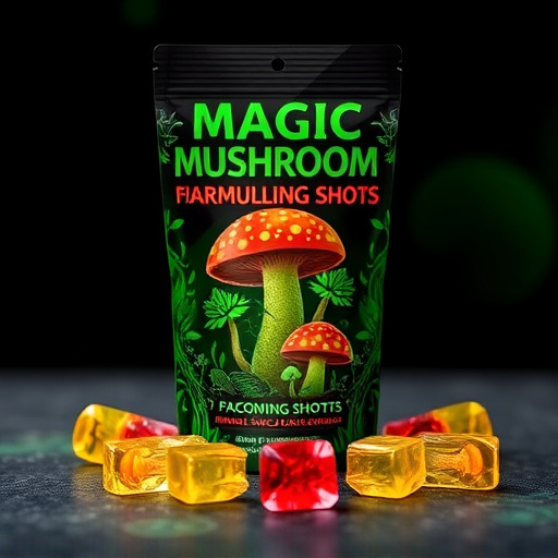 Magic Mushroom Gummies Packaging Shots