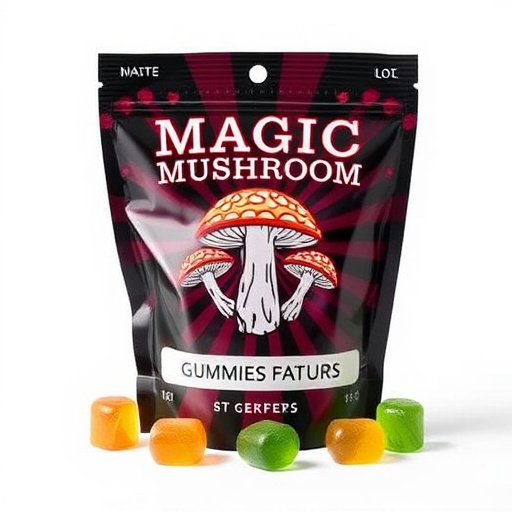 Magic Mushroom Gummies Packaging Shots