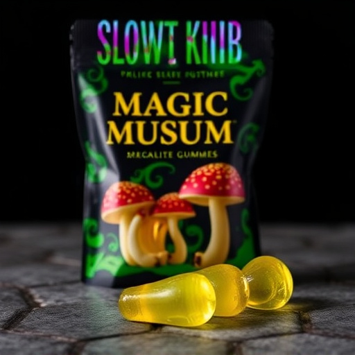 Magic Mushroom Gummies Packaging Shots