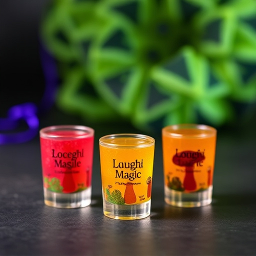 Magic Mushroom Gummies Packaging Shots