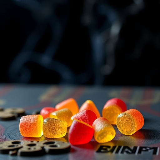Magic Mushroom Gummies Packaging Shots