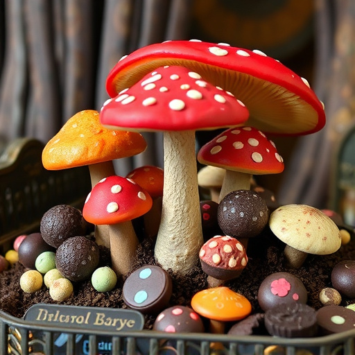 Psilocybin Magic Mushroom Chocolates Display