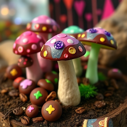 Psilocybin Magic Mushroom Chocolates Display
