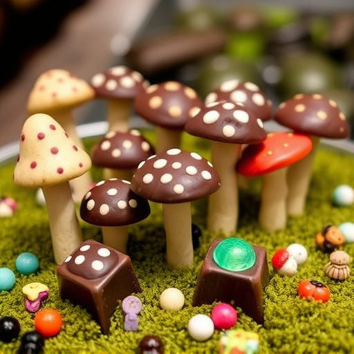 Psilocybin Magic Mushroom Chocolates Display