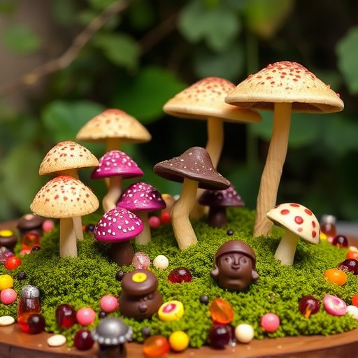 Psilocybin Magic Mushroom Chocolates Display