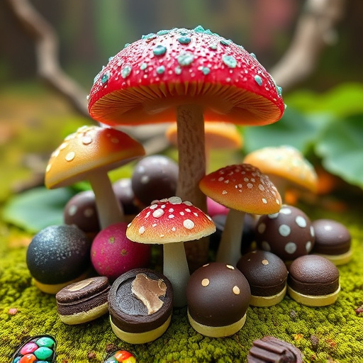 Psilocybin Magic Mushroom Chocolates Display