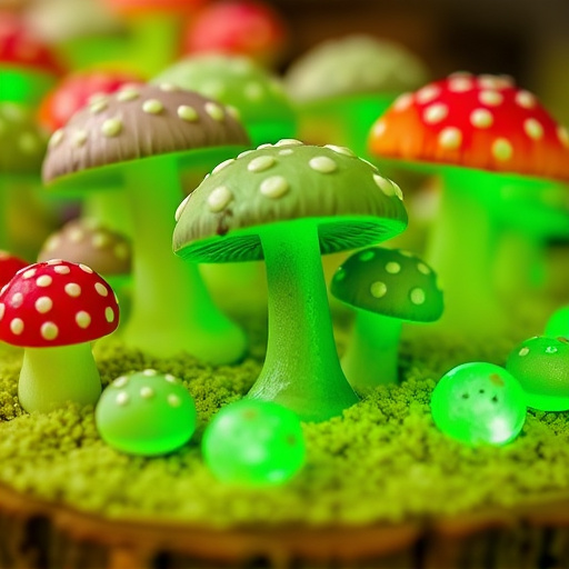 Psilocybin Magic Mushroom Chocolates Display