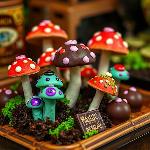 Psilocybin Magic Mushroom Chocolates Display