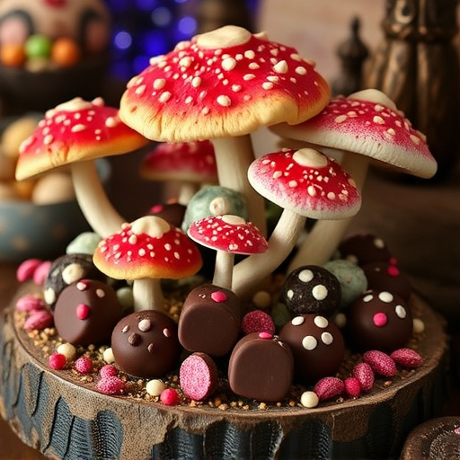 Psilocybin Magic Mushroom Chocolates Display