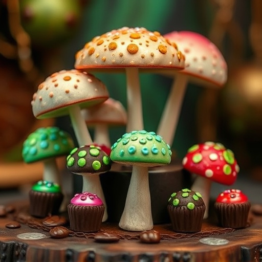 Psilocybin Magic Mushroom Chocolates Display