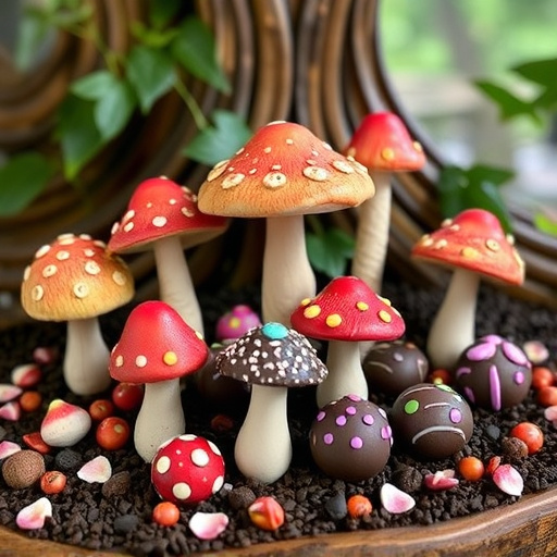 Psilocybin Magic Mushroom Chocolates Display