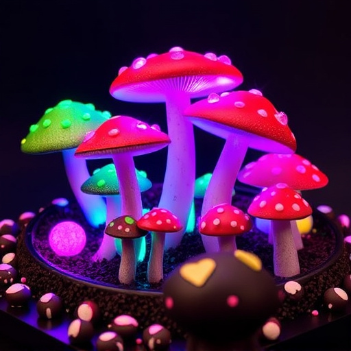 Psilocybin Magic Mushroom Chocolates Display