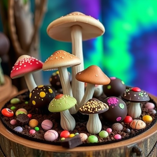 Psilocybin Magic Mushroom Chocolates Display