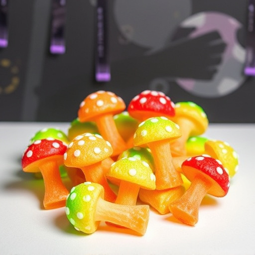 Psilocybin Magic Mushroom Gummies Display