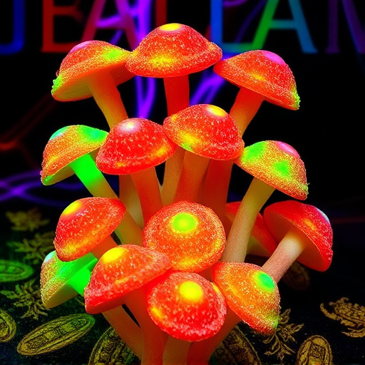 Psilocybin Magic Mushroom Gummies Display