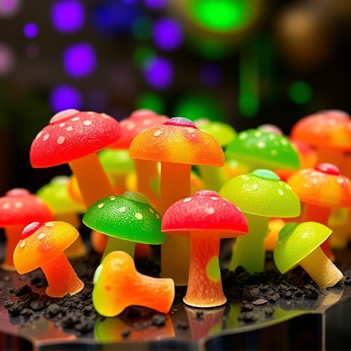 Psilocybin Magic Mushroom Gummies Display