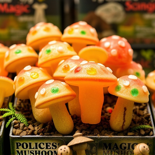 Psilocybin Magic Mushroom Gummies Display