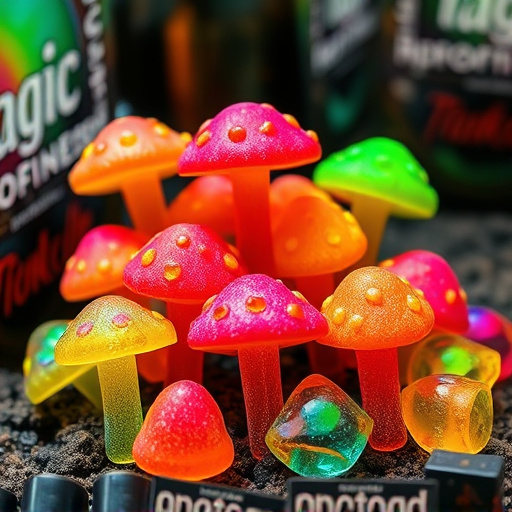 Psilocybin Magic Mushroom Gummies Display